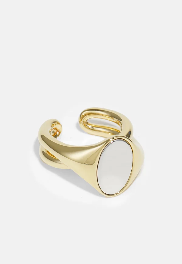 BAGUE CHEVALIERE INITIAL - Ring - gold-coloured