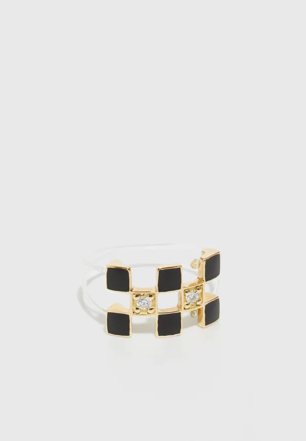 BAGUE ILLUSION LAQUE - Ring - jaune