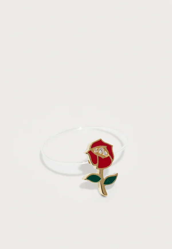BAGUE ROSE ANTIQUE - Ring - jaune
