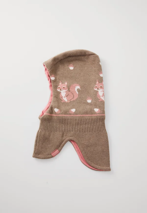 BALACLAVE, SQUIRREL UNISEX - Mütze - braunmeliert