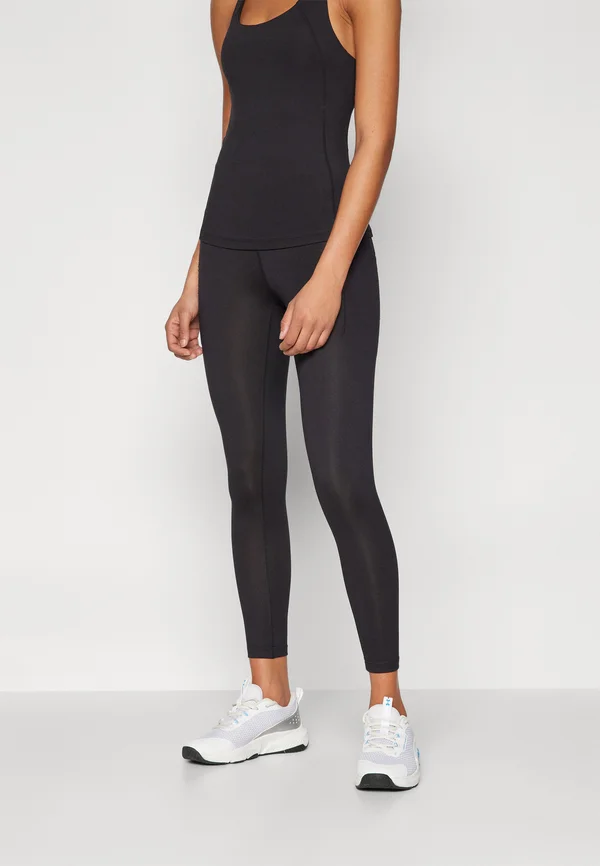 BALANCE COMPRESSION HIGH WAIST 7/8 WITH FLOATING POCKETS - Tights - black