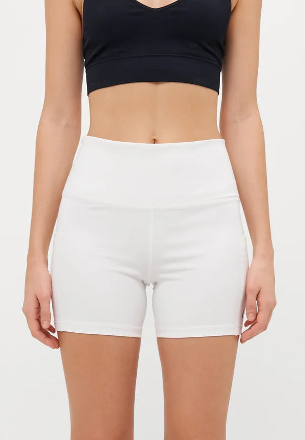 BALL - Kurze Sporthose - white/black