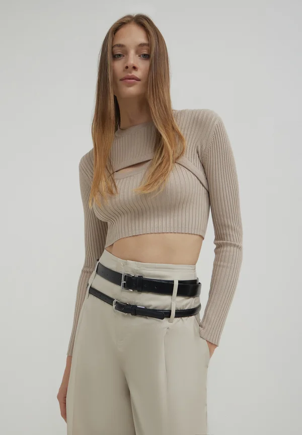 BALLET COPRISPALLA - Strickpullover - beige