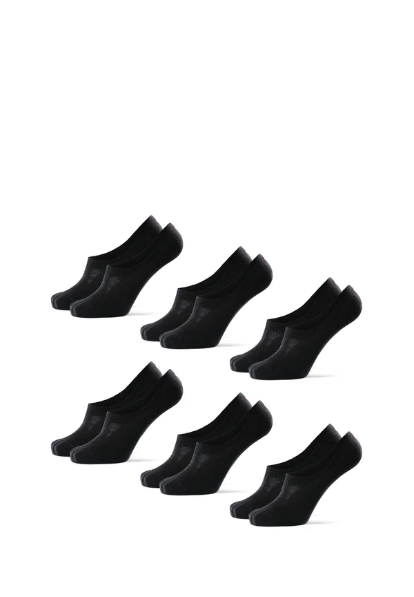 BAMBOO 6 PACK - Füßlinge - black