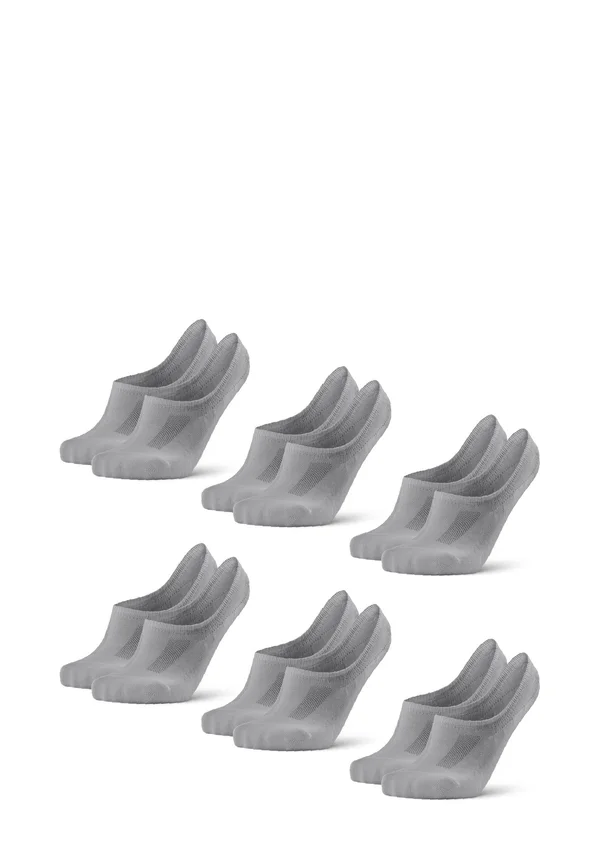 BAMBOO 6 PACK - Füßlinge - grey