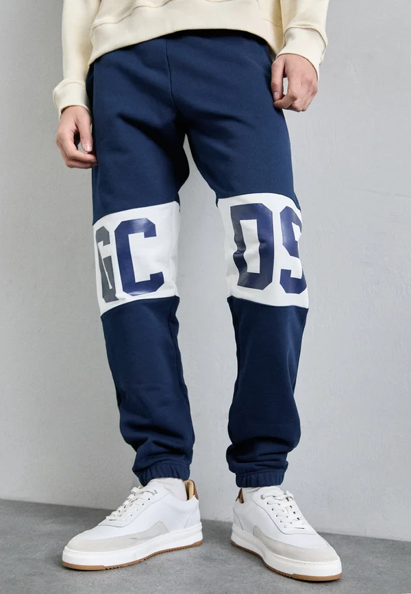 BAND LOGO  - Jogginghose - deep blue /white