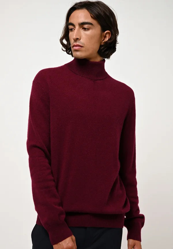 BANGE - Strickpullover - bordeaux