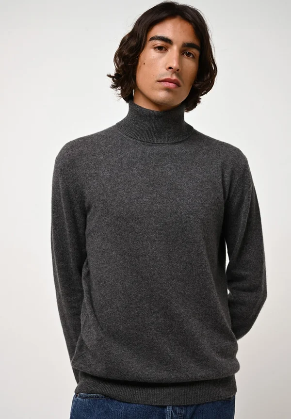 BANGE - Strickpullover - mottled anthracite