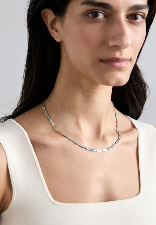 BAR NECKLACE - Halskette - turquoise