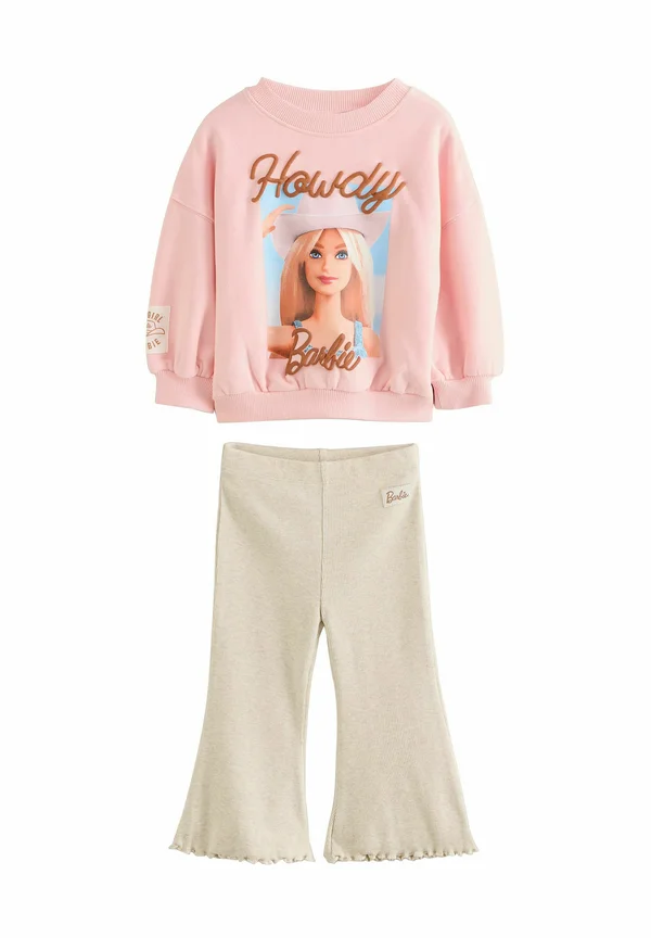 BARBIE CREW FLARED SET   - Leggings - Hosen - pink cream