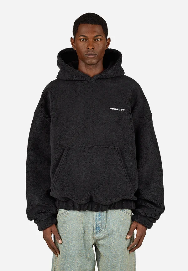 BARD HOODIE - Fleecepullover - black