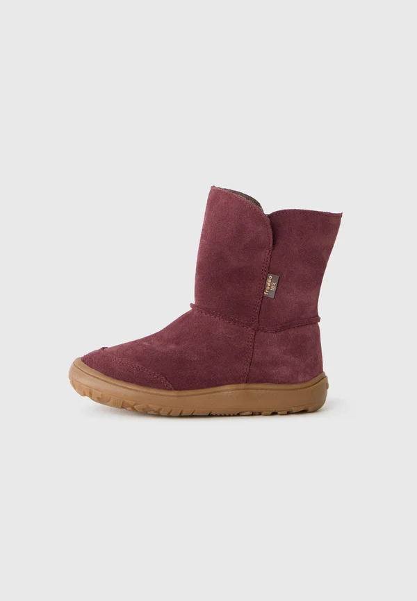 BAREFOOT TEX - Snowboot/Winterstiefel - bordeaux