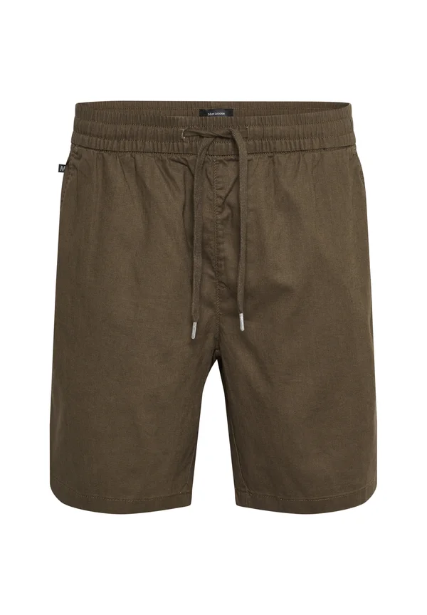BARTON - Shorts - brown soil