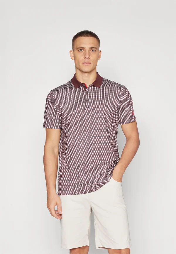 BASE BEYOND TEXTURED - Poloshirt - aurora ruby