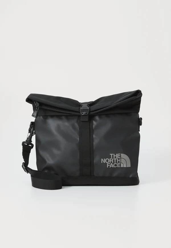 BASE CAMP SHOULDER BAG UNISEX - Umhängetasche - black/asphalt grey/smoked pearl