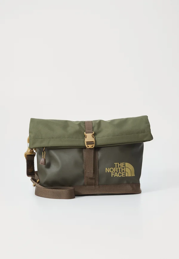 BASE CAMP SHOULDER BAG UNISEX - Umhängetasche - new taupe green/smokey brown/utility brown