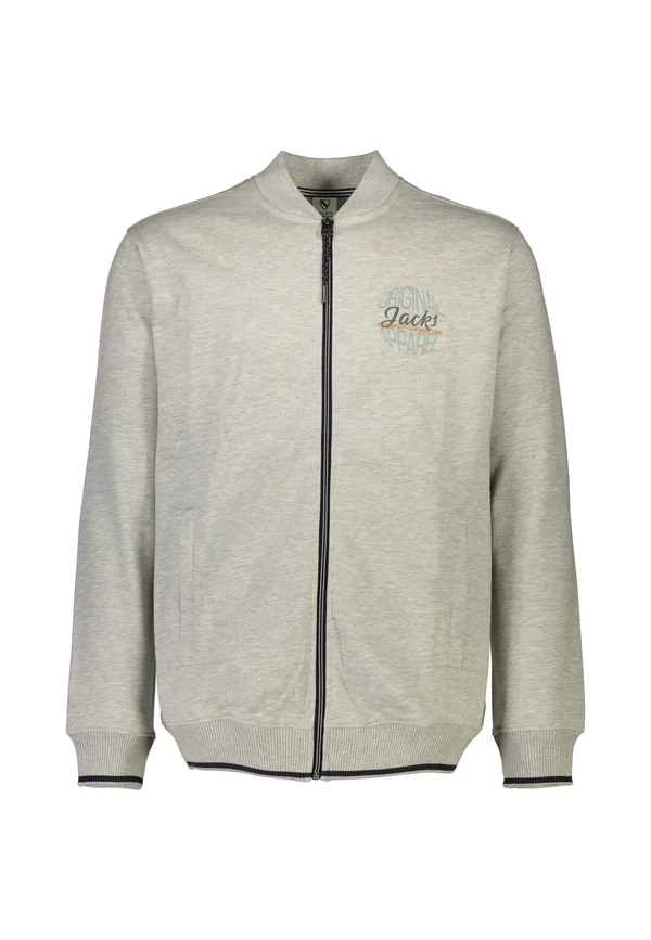 BASEBALL COLLAR - Sweatjacke - grey mel