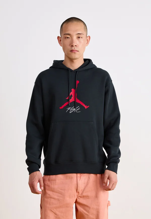 BASELINE - Kapuzenpullover - black gym red gym red