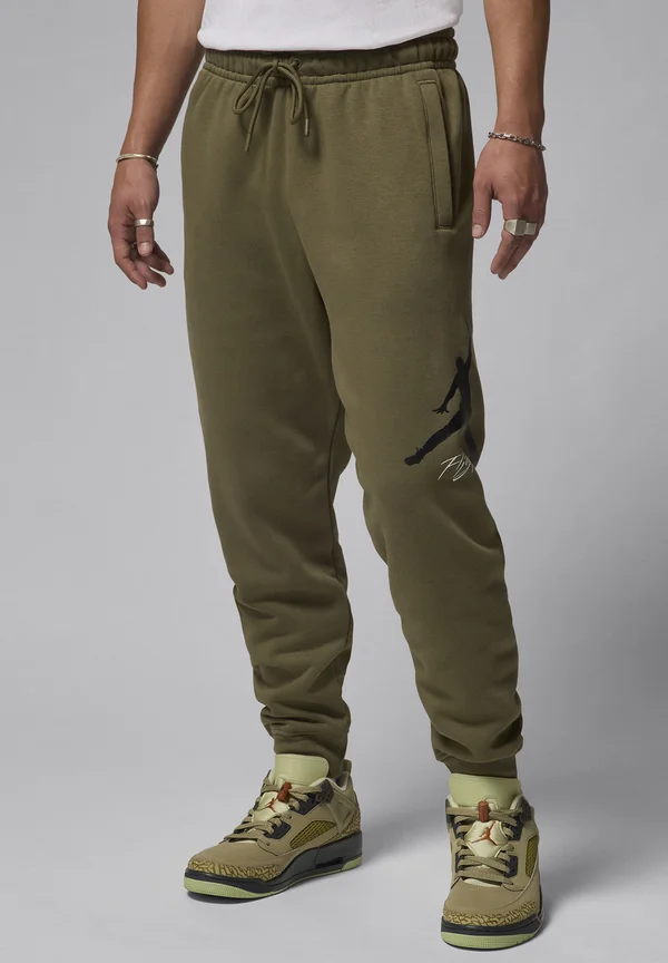 BASELINE PANT - Jogginghose - medium olive black