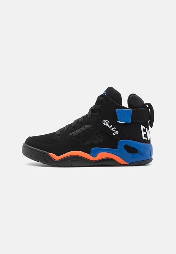 BASELINE PE UNISEX - Sneaker high - black/orange/dark blue