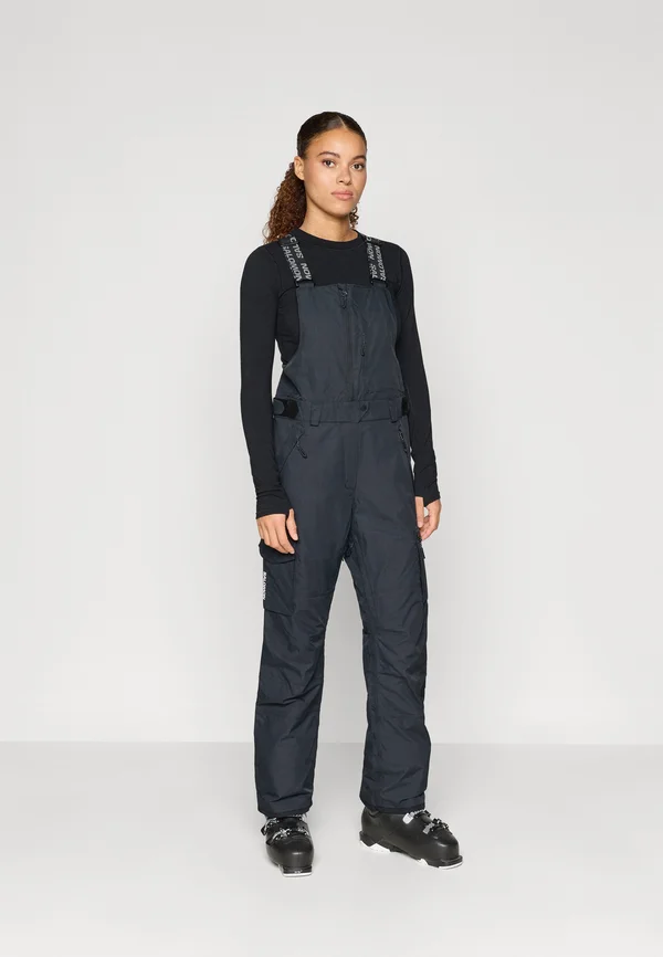 BASHLEY BIB PANT  - Skihose - deep black