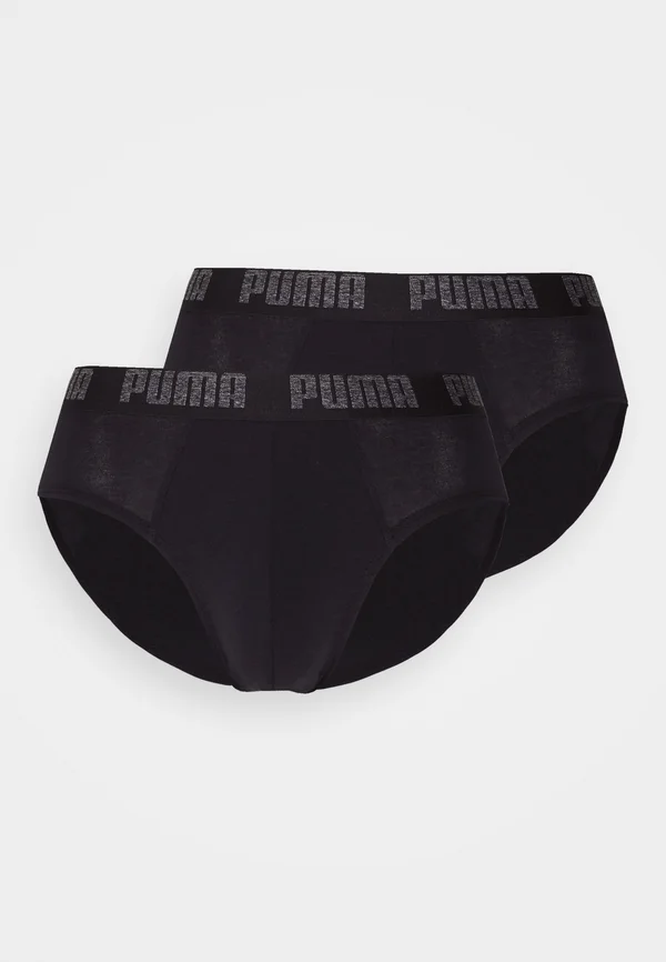 BASIC BRIEF 2 PACK - Slip - black
