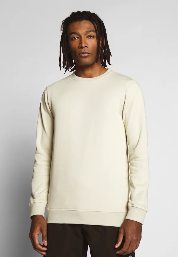 BASIC CREW - Strickpullover - concrete
