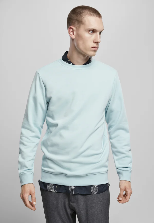 BASIC CREW - Strickpullover - seablue