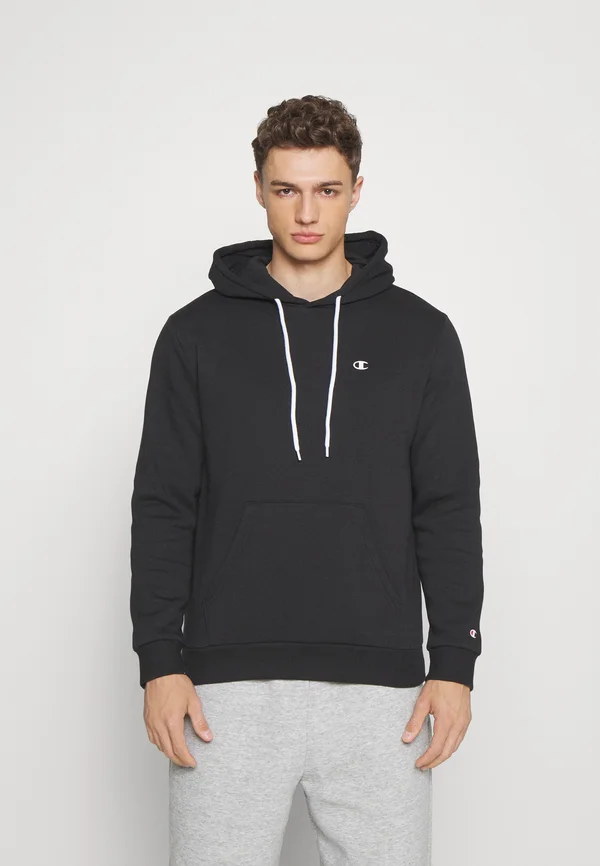 BASIC HOODED  - Kapuzenpullover - black