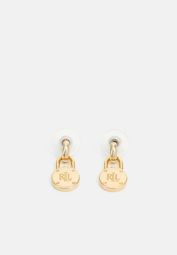 BASIC LOGO PADLOCK DROP - Ohrringe - gold-coloured