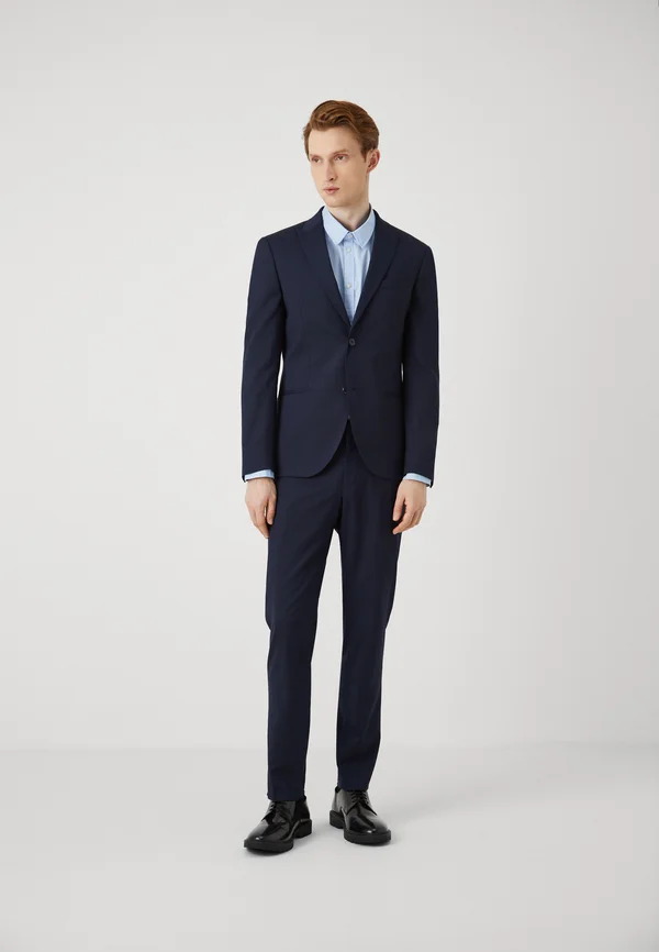 BASIC PLAIN SUIT SET - Anzug - dark blue