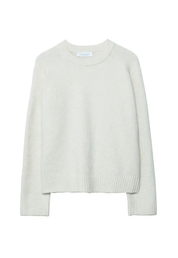BASIC SOFT SWEATER  - Strickpullover - white