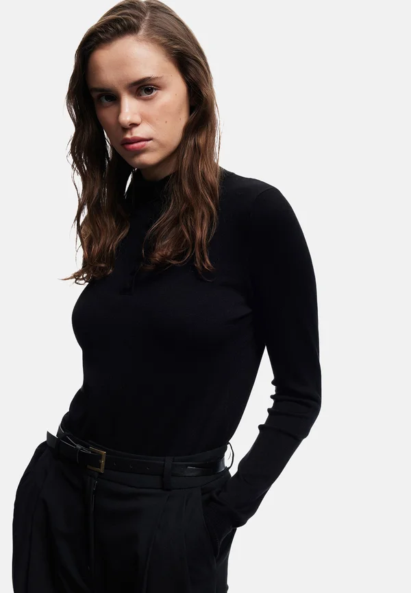 BASIC  - Strickpullover - black