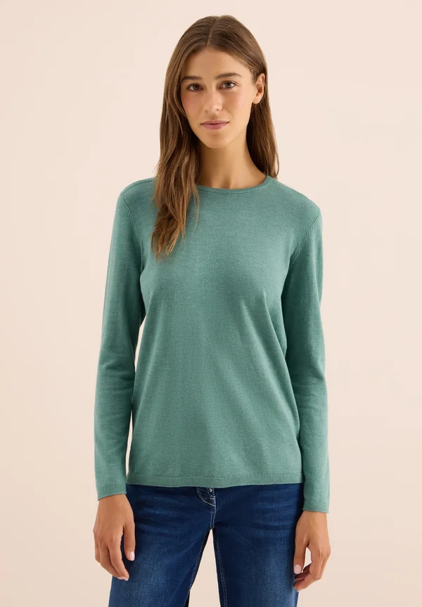 BASIC - Strickpullover - grün