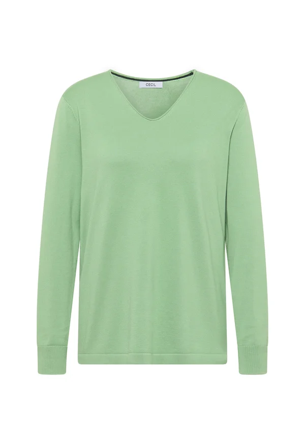 BASIC - Strickpullover - grün