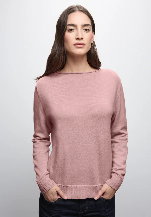 BASIC  - Strickpullover - rosa