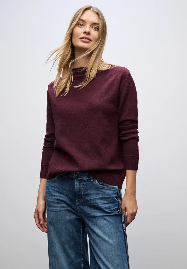 BASIC  - Strickpullover - rot