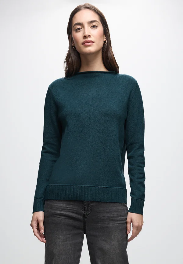 BASIC  - Strickpullover - türkis