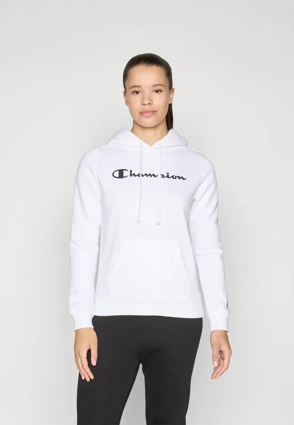 BASICS HOODIE LARGE LOGO  - Kapuzenpullover - white