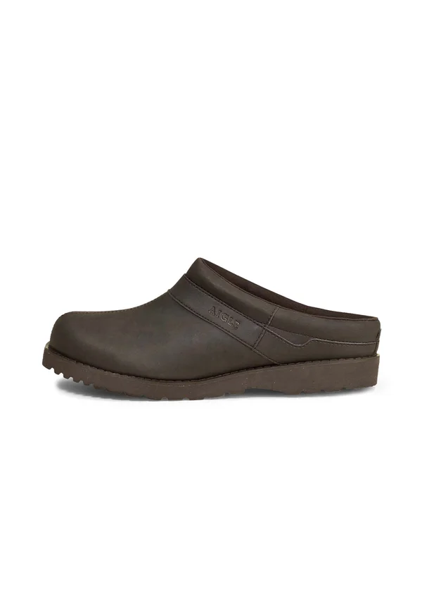 BASILO - Pantolette flach - dark brown
