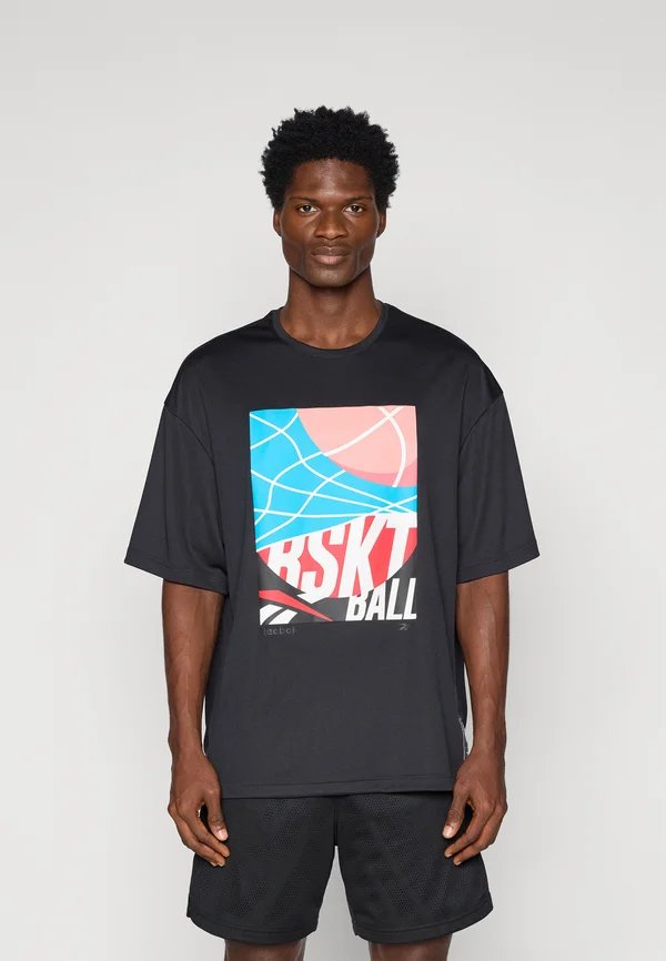 BASKETBALL GRAPHIC - T-Shirt print - black