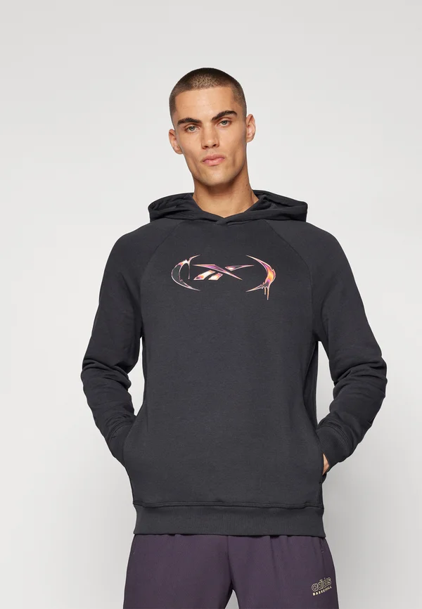 BASKETBALL HEAT WAVE HOODY - Kapuzenpullover - black