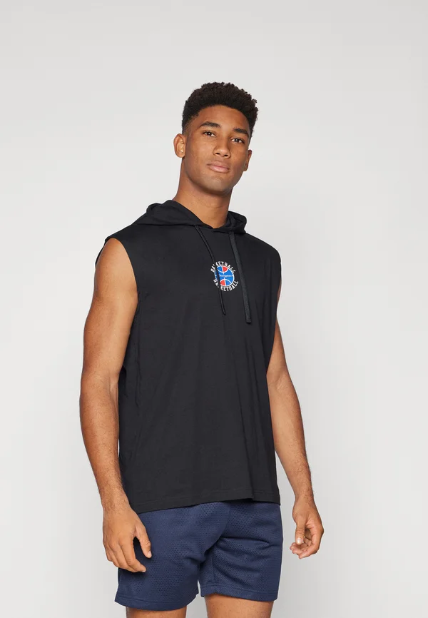 BASKETBALL HOODED SLEEVELESS  - Kapuzenpullover - black