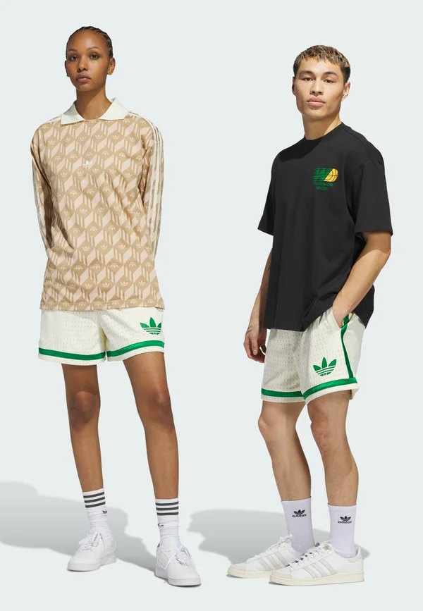 BASKETBALL - Shorts - ivory   green