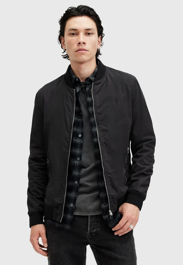 BASSETT - Bomberjacke - black