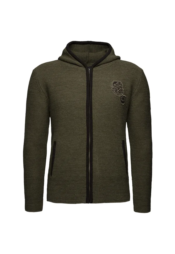 BASTIAN  - Strickjacke - oliv