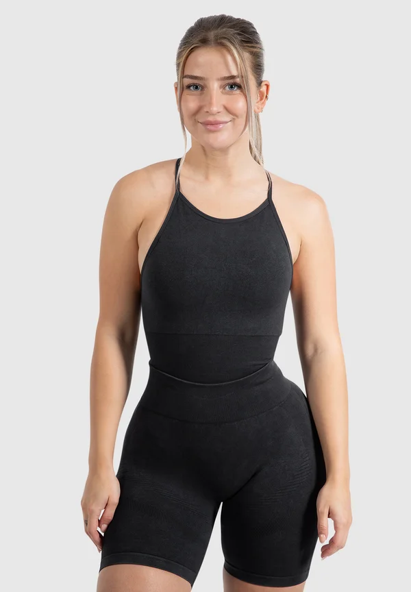 BATIK ACID VERA STRAP LIGHT SUPPORT TOP BH - Sport-BH mit leichter Stützkraft - schwarz