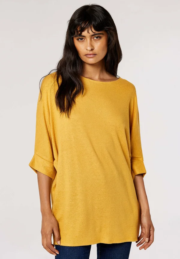 BATWING  - Strickpullover - mustard