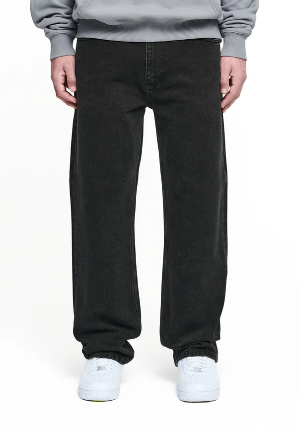 BAURES STRAIGHT - Jeans Straight Leg - washed black