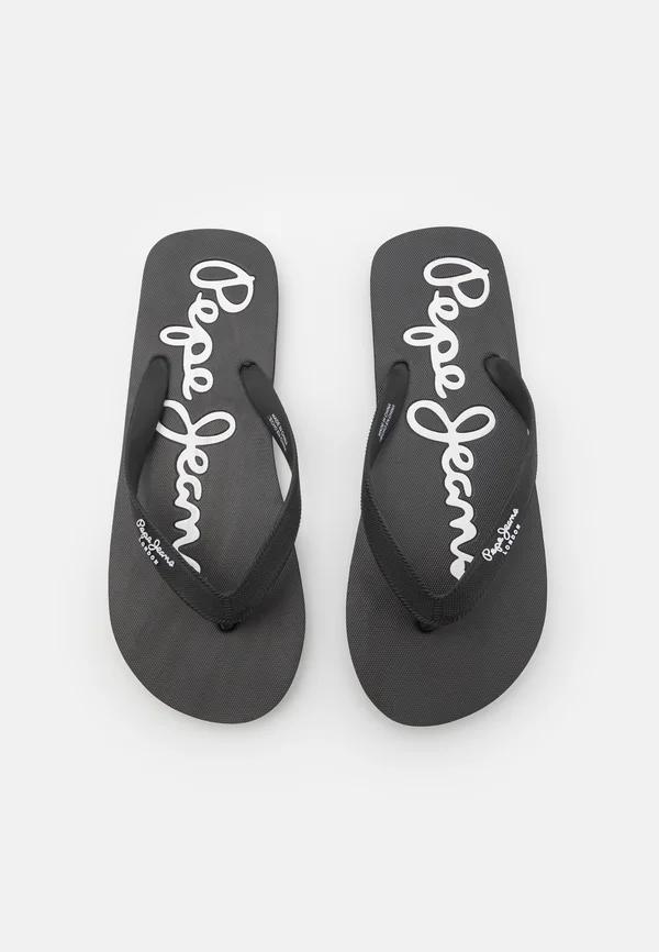 BAY BEACH BASIC - Bade-Zehentrenner - black